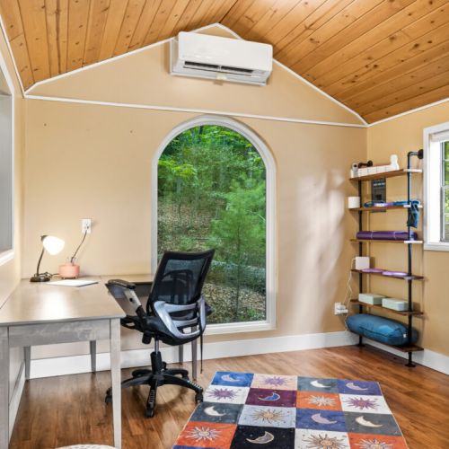 Inside office.
