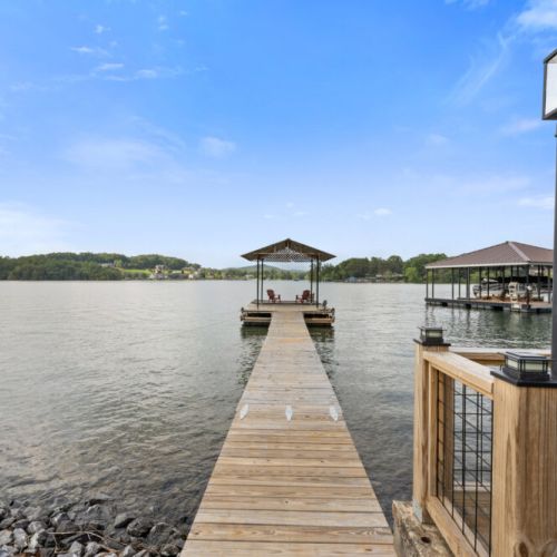 The dock.