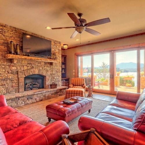 Terrace level living area