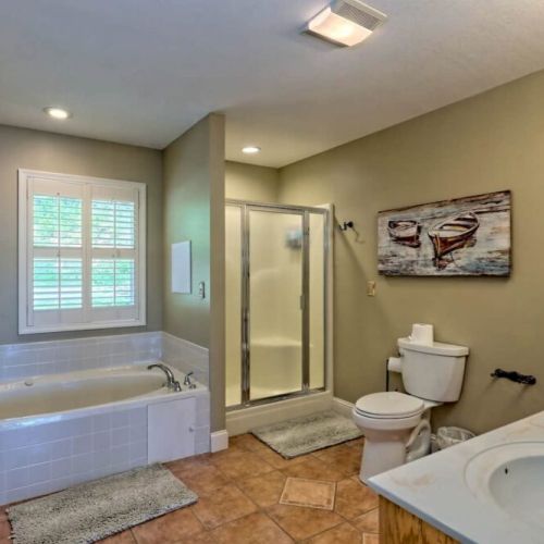 Master bath on main level