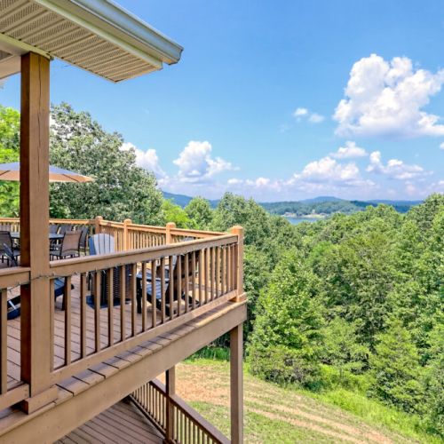 Views from the patio.