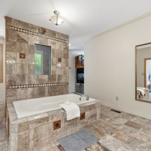 Master bathroom.