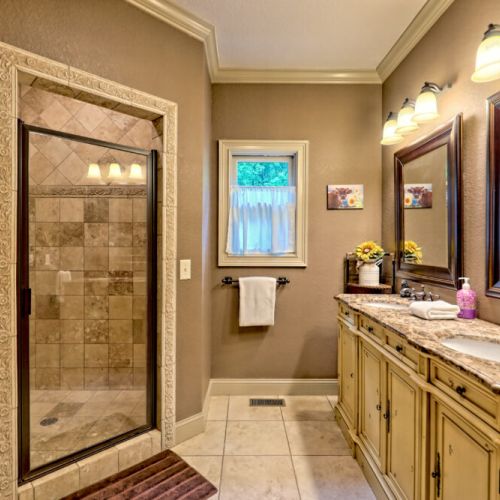 Master bedroom bathroom.