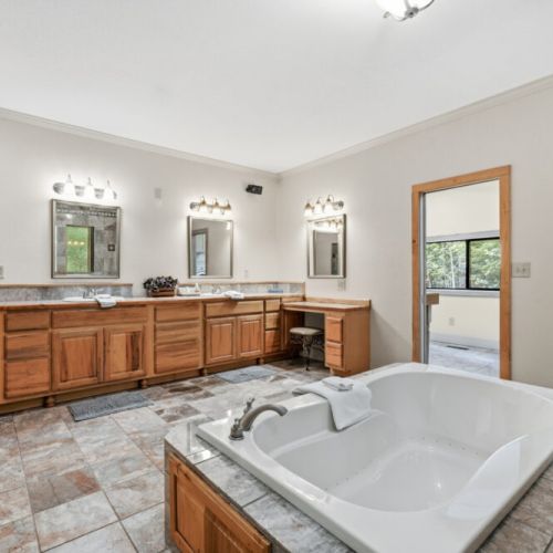 Master bathroom.