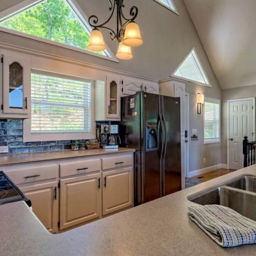 Kitchen on main level