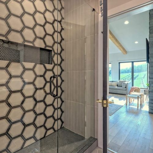 Walk in shower