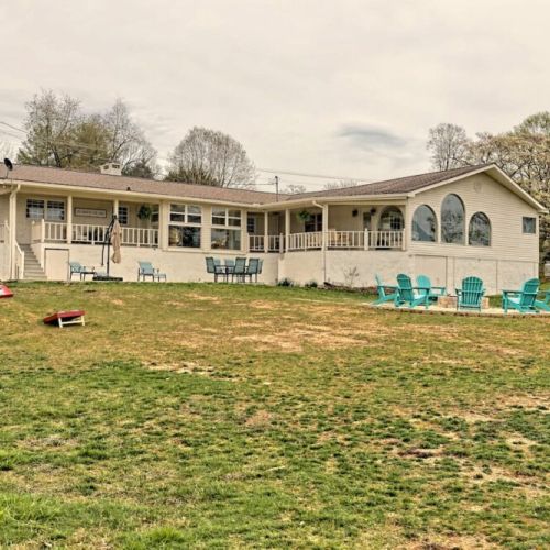 Rear view of the property
