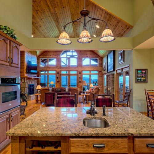 View from kitchen