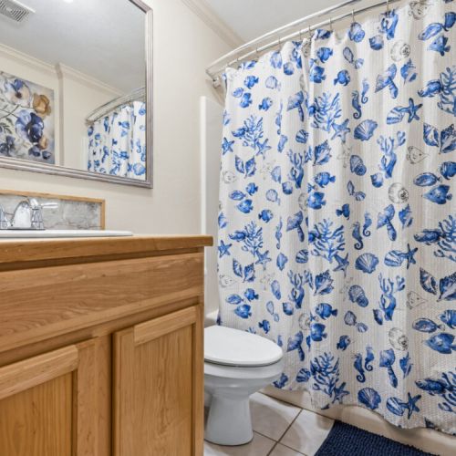 Shared bathroom.