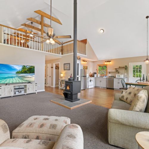 Open concept living.