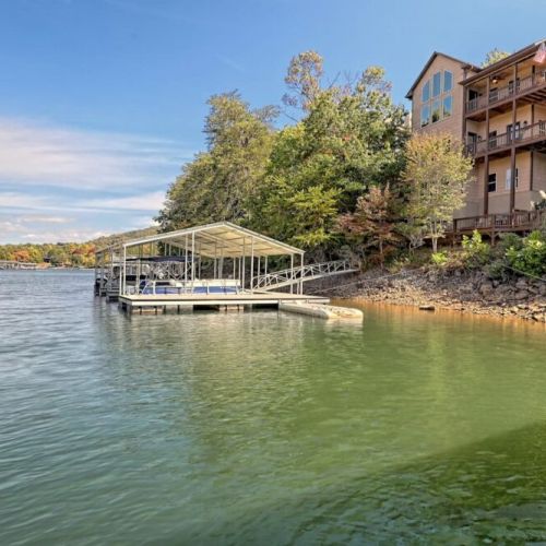 View of the property from the lake