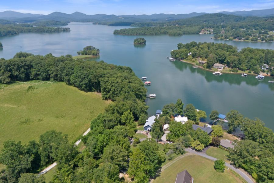 Aerial view of Lake Chatuge