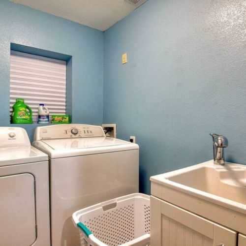 Laundry room downstairs