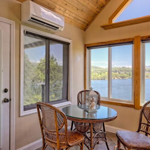 Sunroom on the main level