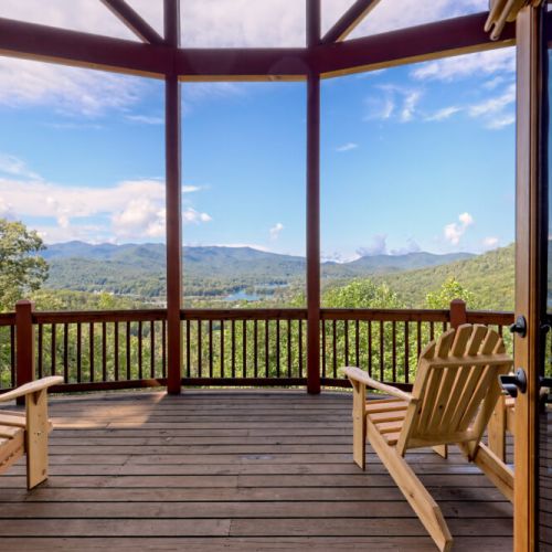 View from deck