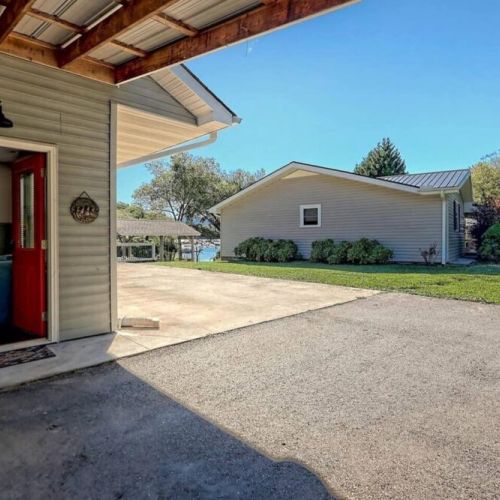 Door open to Cottage
