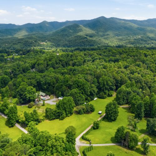 Aerial of home.