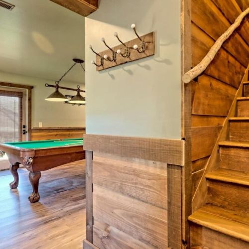 Another peek at the game room downstairs.... challenge yourself!