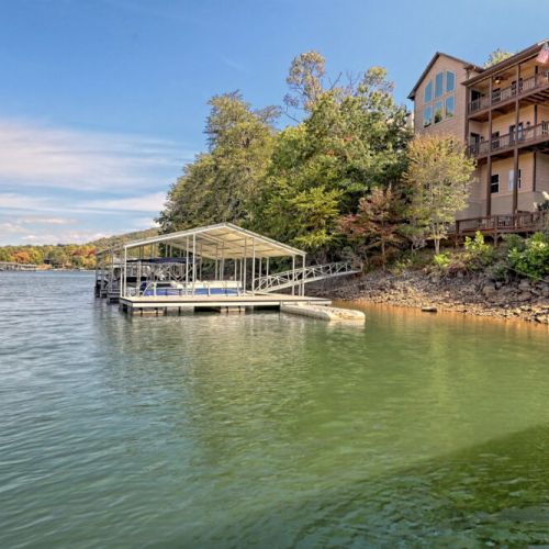 View of the property from the lake