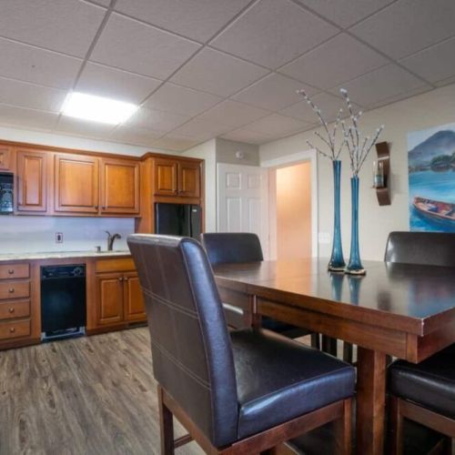Basement dining