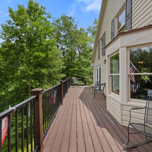 Front deck.