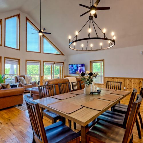 Dining table.