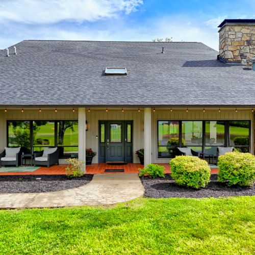 Front of house.