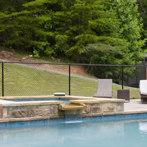 Pool area.