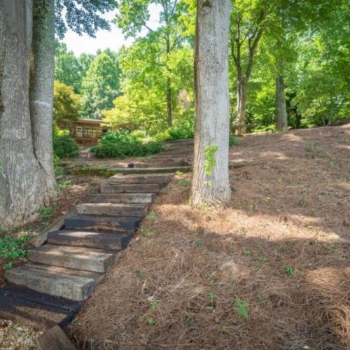 Walkway to front door