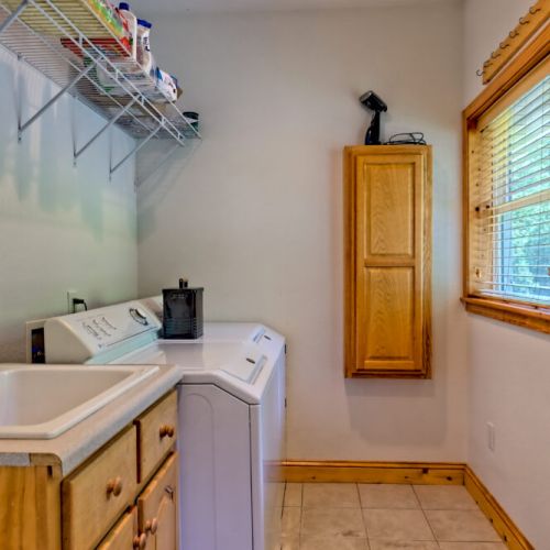 Laundry room.