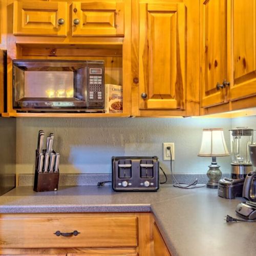 Sweet and inviting kitchen with all the comforts of home!