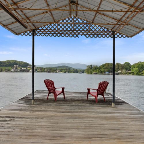 View from the dock.