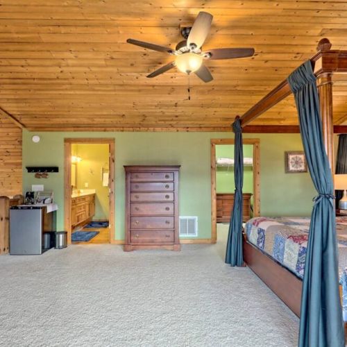 Loft area King bedroom