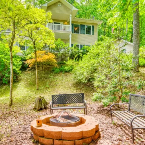 Fire pit area