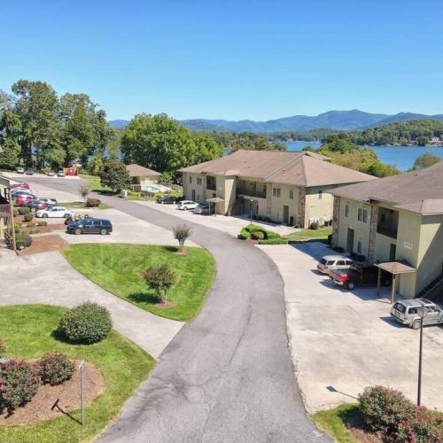 View of Condo & Lake