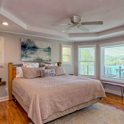 King master bedroom on main level