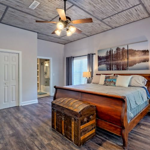 Master bedroom is very spacious and full of light!
