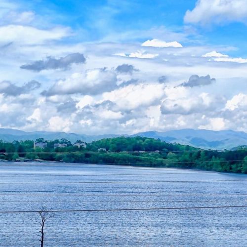 Beautiful view of Lake Chatuge