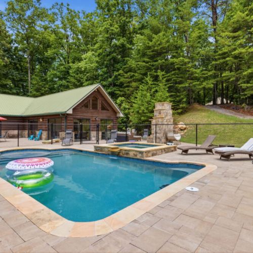 Pool area.