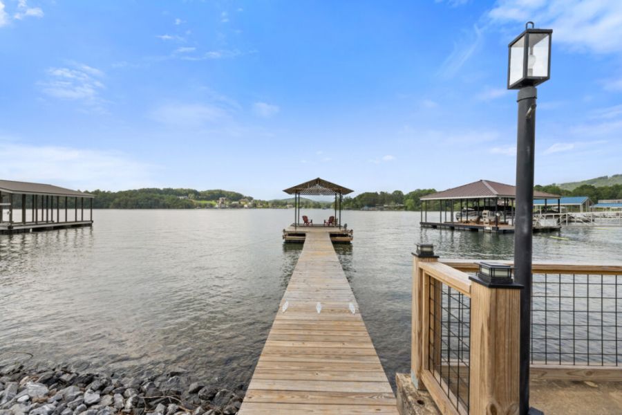 The dock.