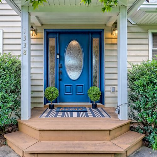 Front door.