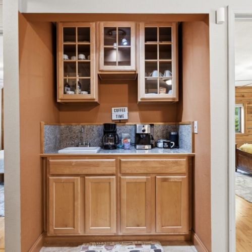 Coffee bar.