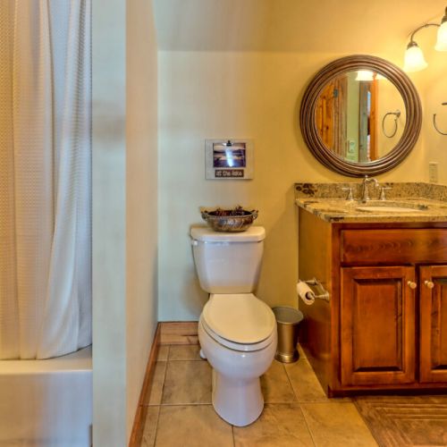 Private bath for bedroom #3