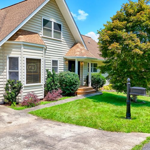 Front of home.